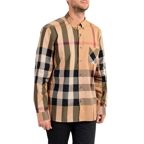 burberry long sleeve red|Burberry shirt men's long sleeve.